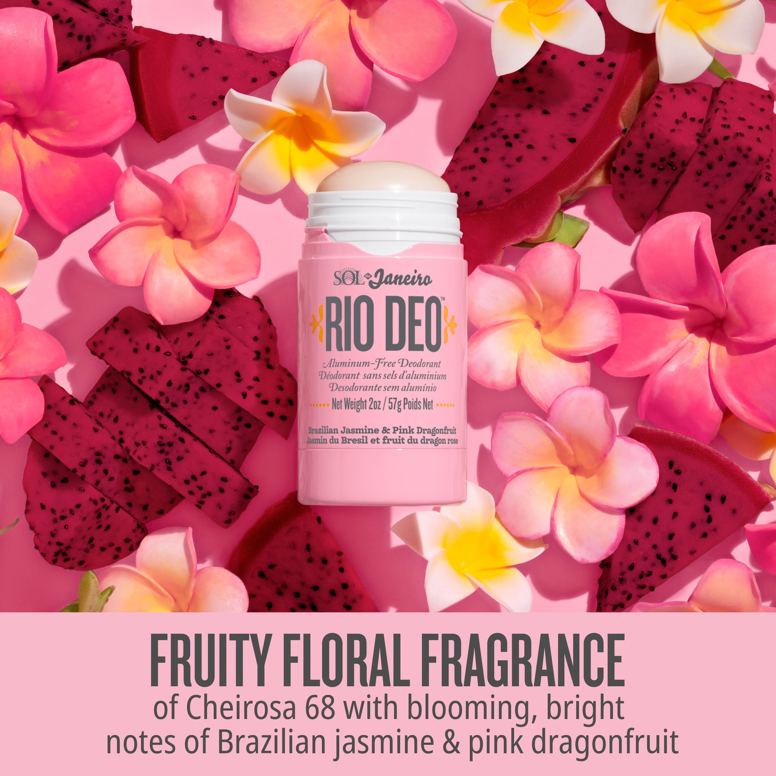 Sol de Janeiro Rio Deo Cheirosa 68 scent profile with jasmine and pink dragonfruit