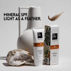 SOL LABS botanical extracts label highlights skin vitality and antioxidant protection