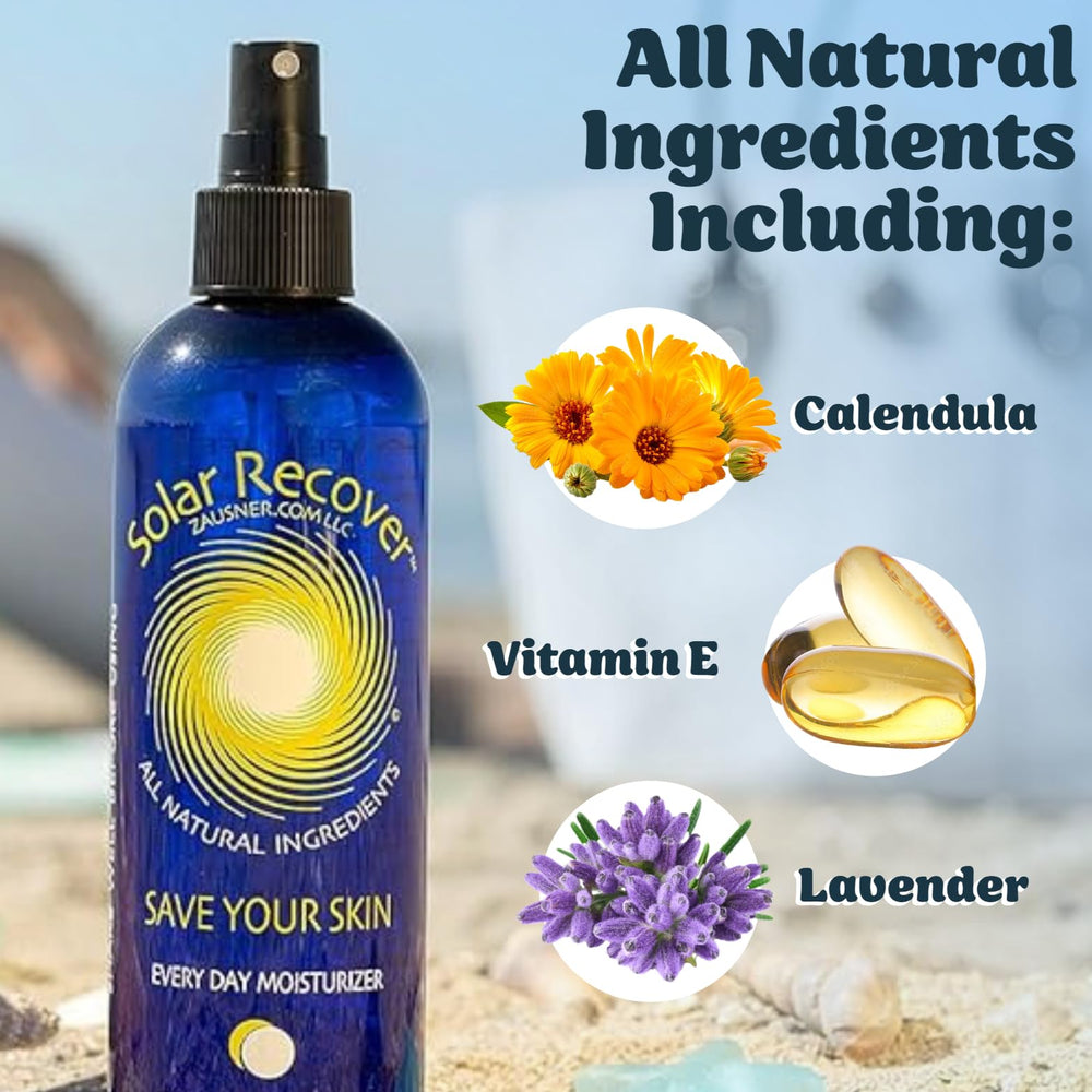 Solar Recover with vitamin E supports skin moisture and protection.