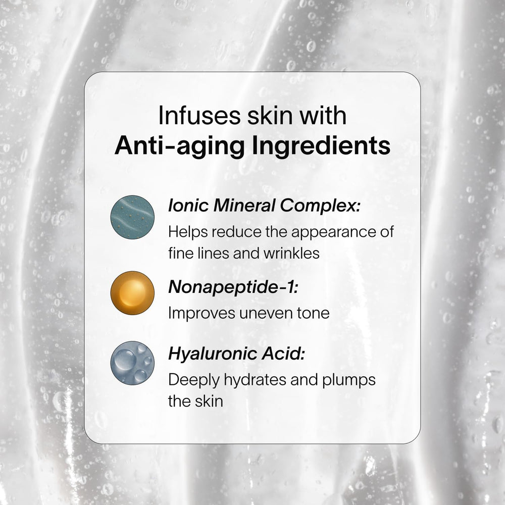 Solawave LightBoost bottle highlighting radiance and plumpness.