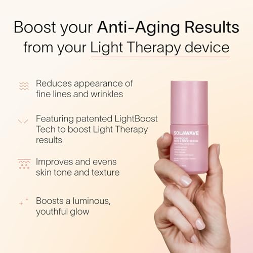 Solawave LightBoost serum pump dispensing for easy daily application