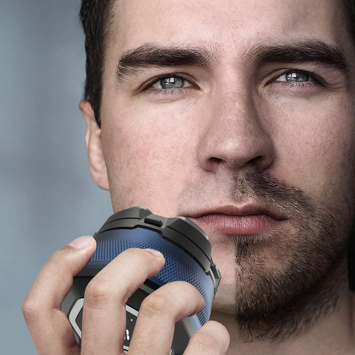 Solimpia head shaver suitable for wet or dry use with comfortable shave.