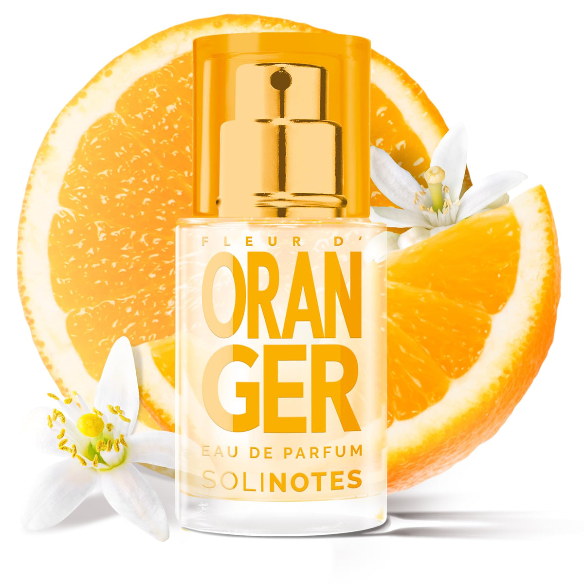 Solinotes Orange Blossom bottle close-up for everyday wear.
