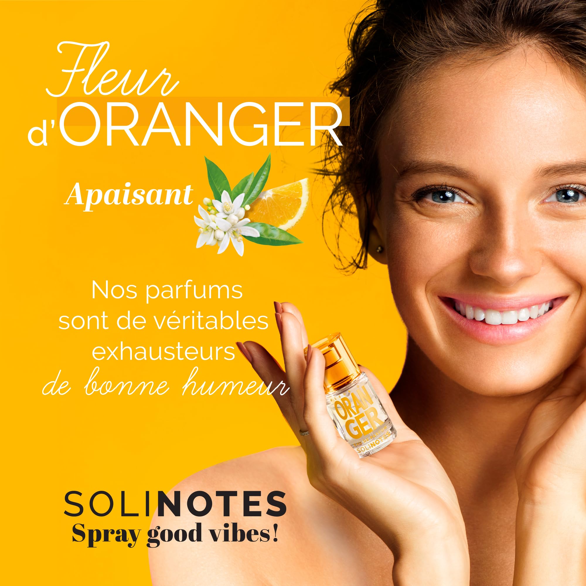 Solinotes Orange Blossom Made-in-France label signals quality and craft.
