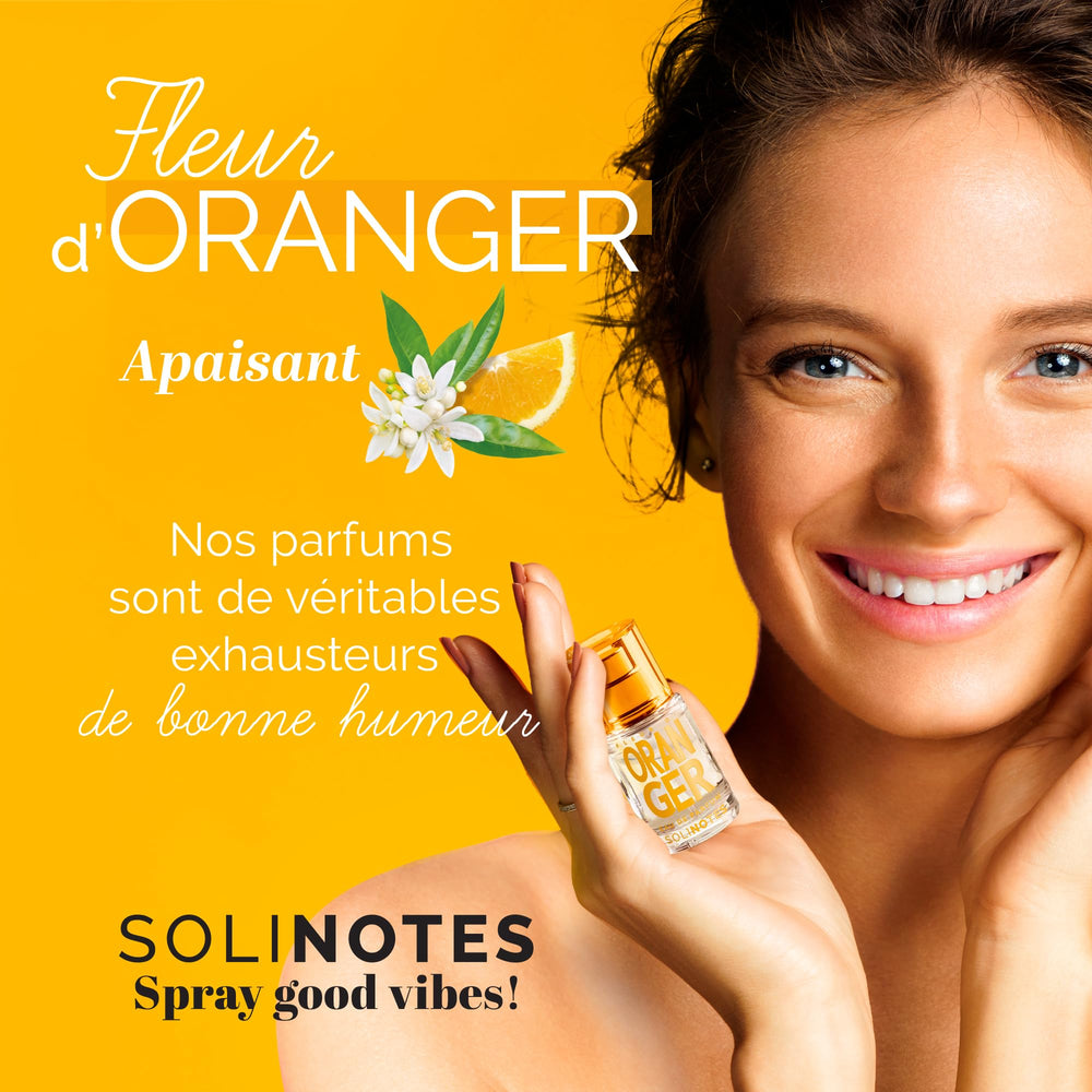 Solinotes Orange Blossom Made-in-France label signals quality and craft.
