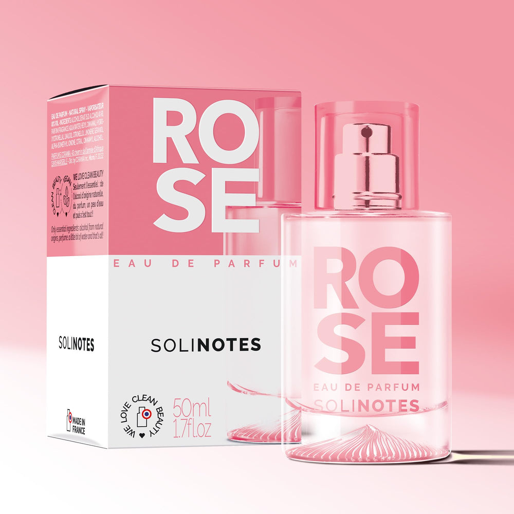 Solinotes Rose body cream hints at lasting aroma and skin-softening moisture.