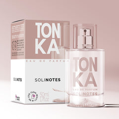 Solinotes Tonka mandarin blossom note adds citrus freshness.