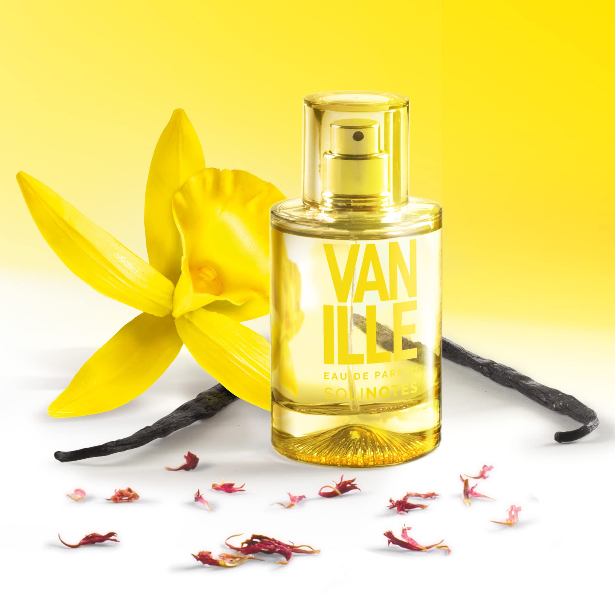 Solinotes Vanilla atomizer closeup highlights the refined spray for subtle scent layers