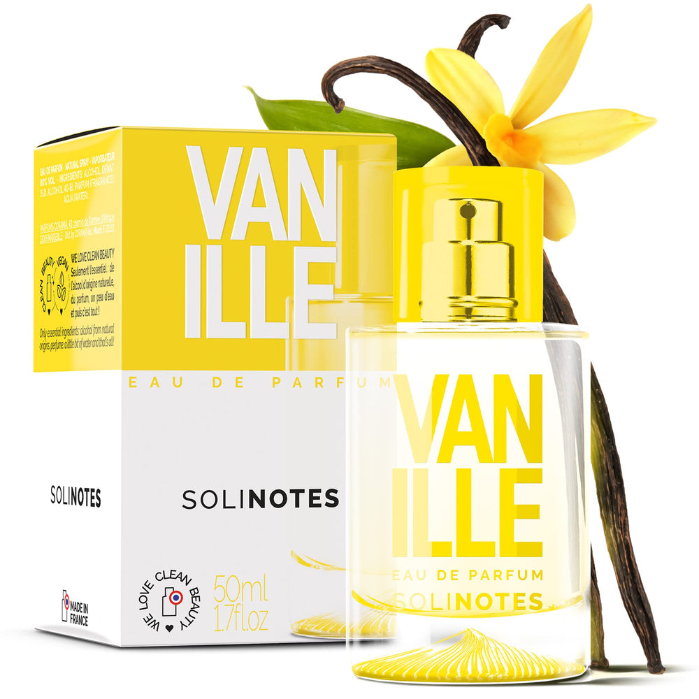 Solinotes Paris Vanilla perfume bottle shown for everyday elegance and soft warmth