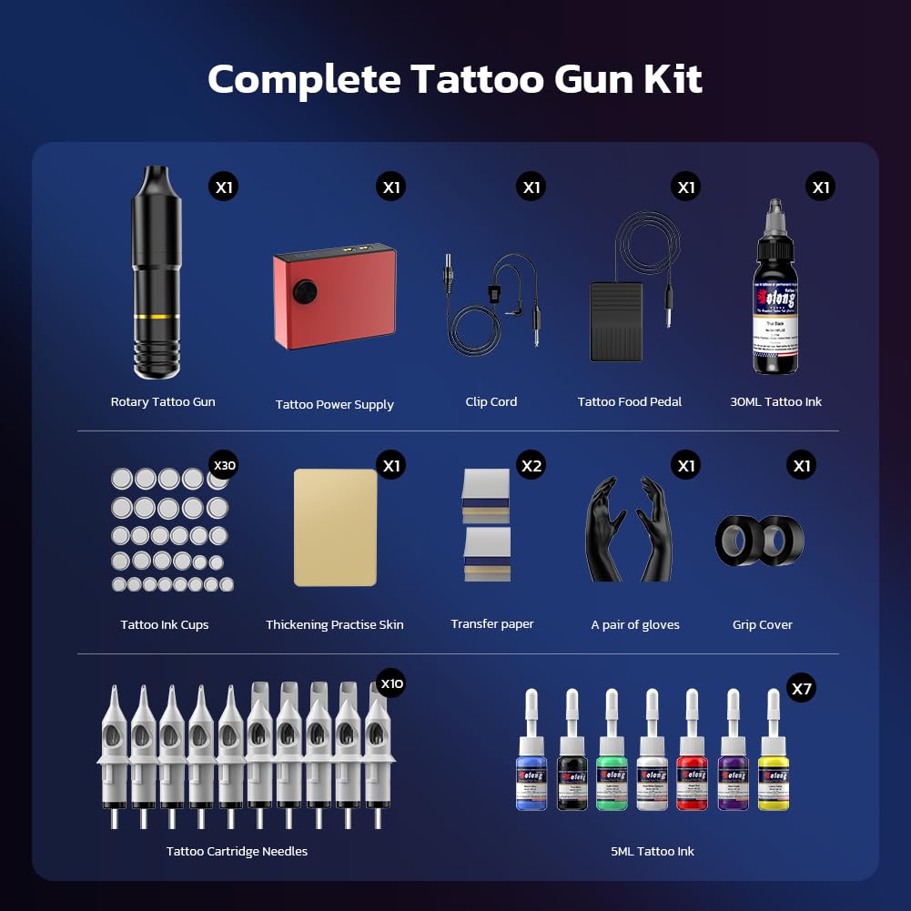 Solong rotary motor delivers quiet operation for smooth tattooing