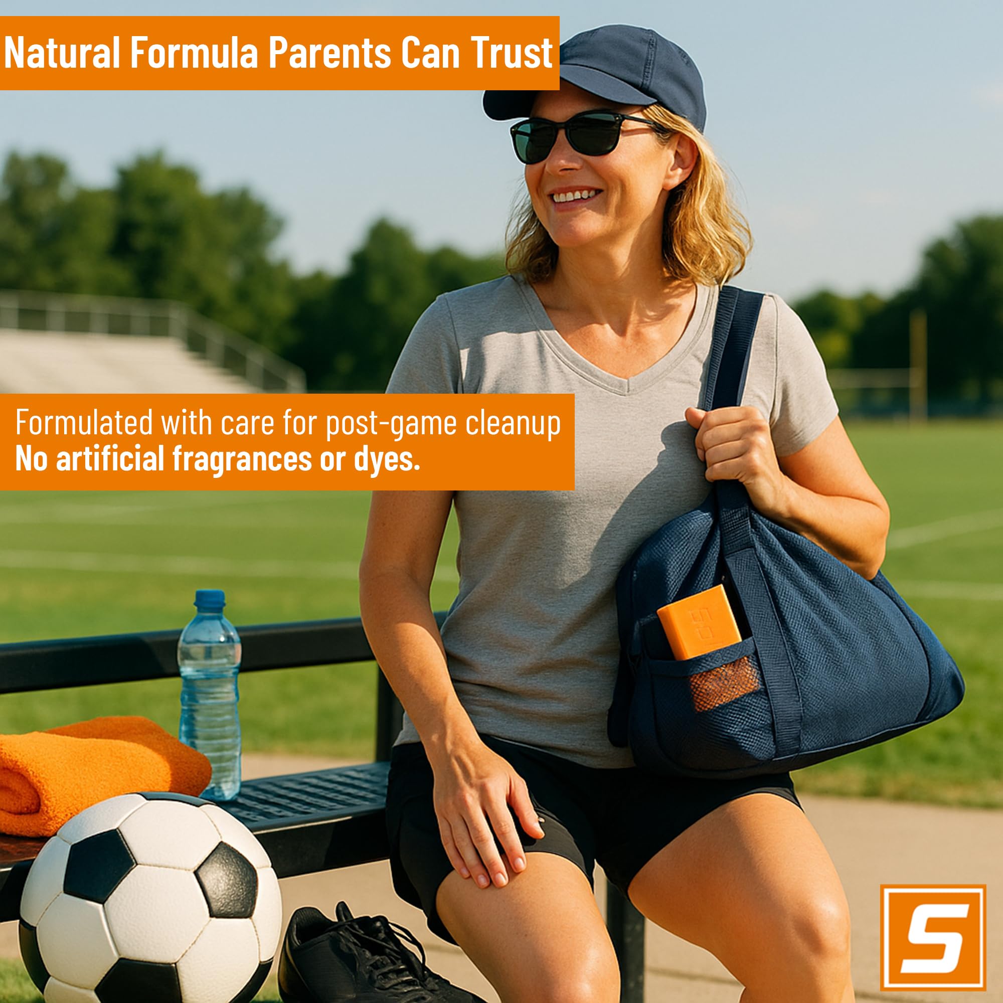 Solpri Shield athlete-use gym setup post-workout freshness.