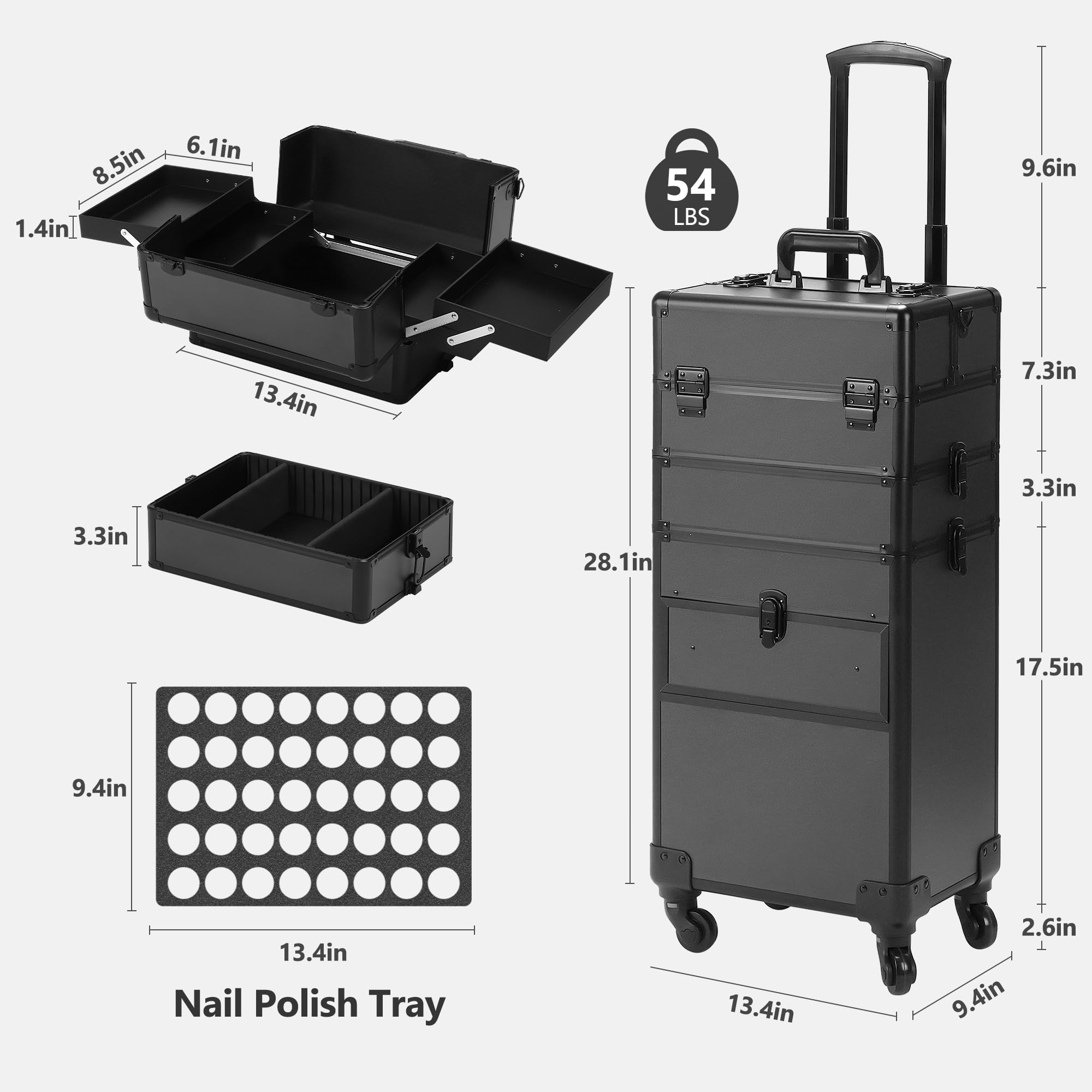 Somduy bottom drawer design illustrating easy access to tools during appointments