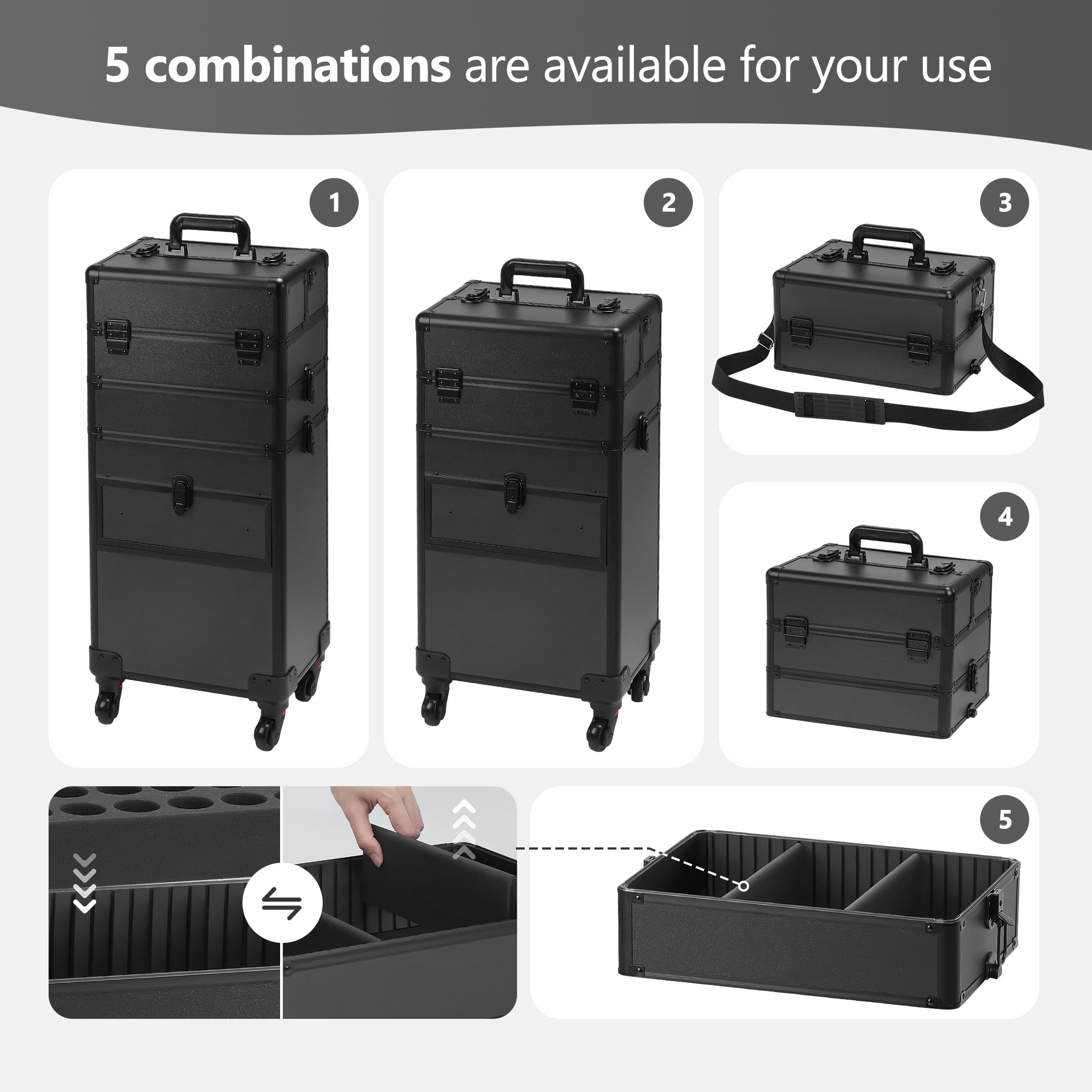 Somduy locks-on-each-layer emphasizes secure travel and transit