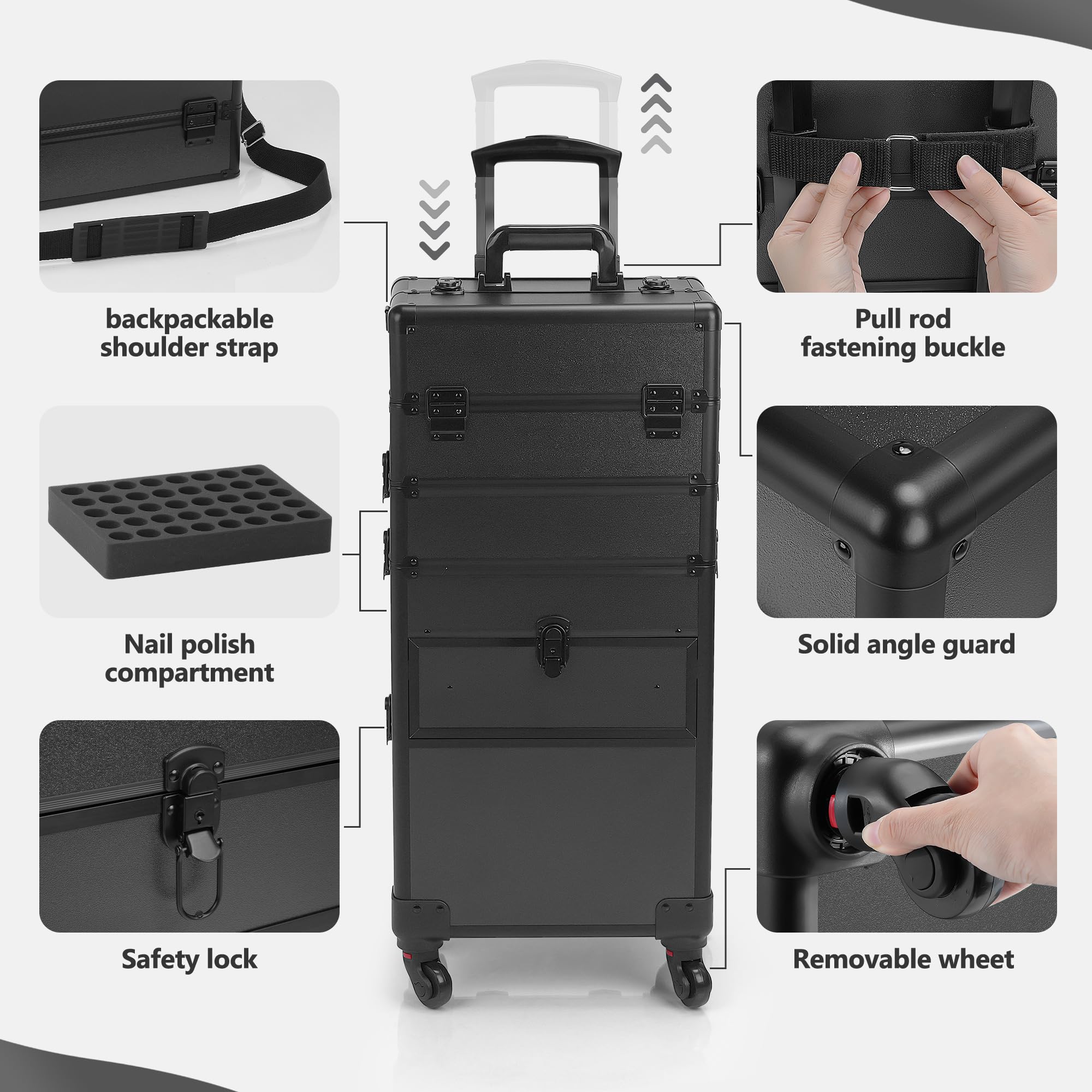 Somduy top compartment portable box highlights compact storage for essentials