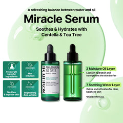 SOME BY MI serum dropper application showing easy, even distribution.