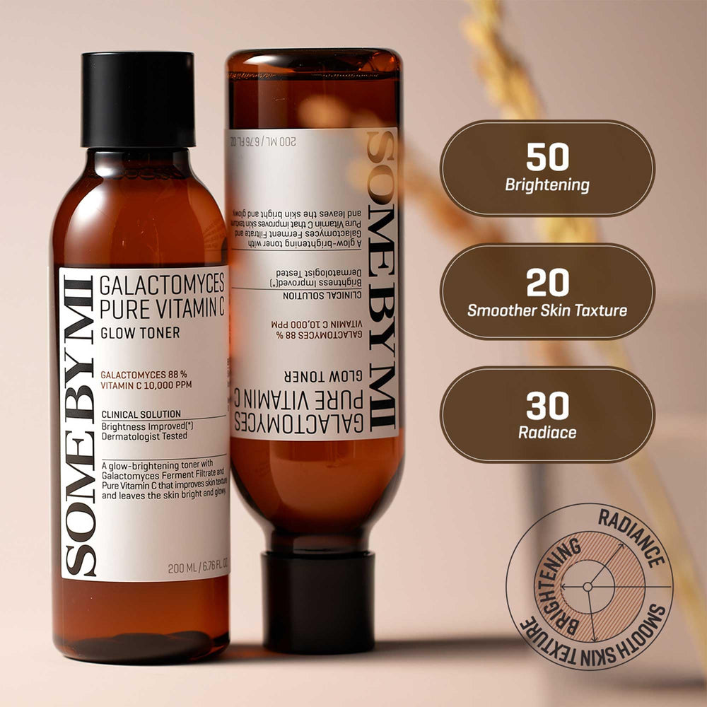 SOME BY MI Galactomyces Vitamin C Toner may brighten complexion with regular use.