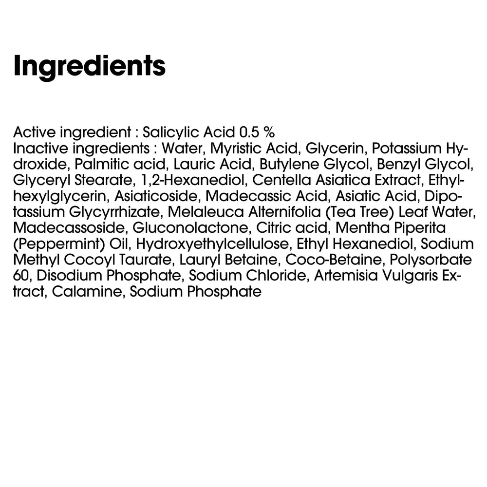 SOME BY MI clean formula graphic emphasizes free-from-harmful-ingredients claim.