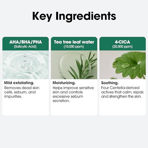 SOME BY MI Miracle Line tea tree visual emphasizes calming care for sensitive skin.