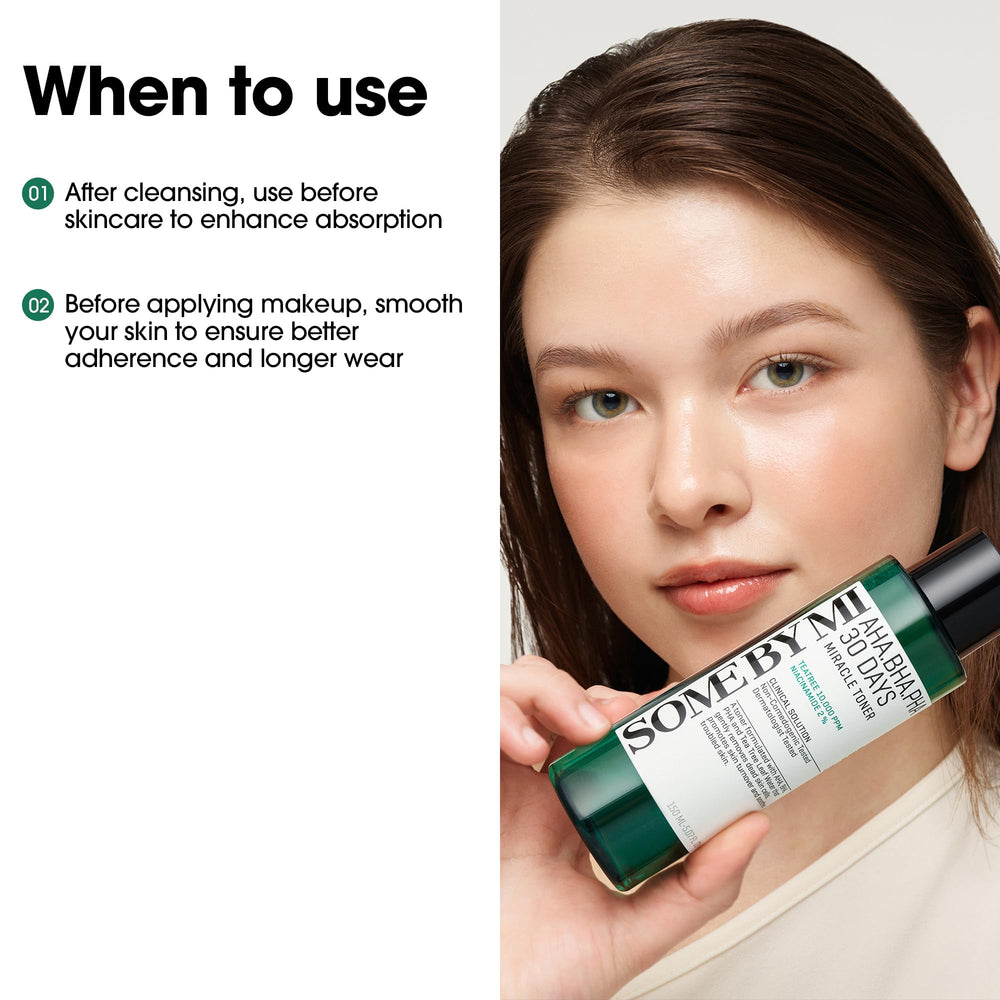 SOME BY MI pore-care texture close-up indicates refined skin texture.