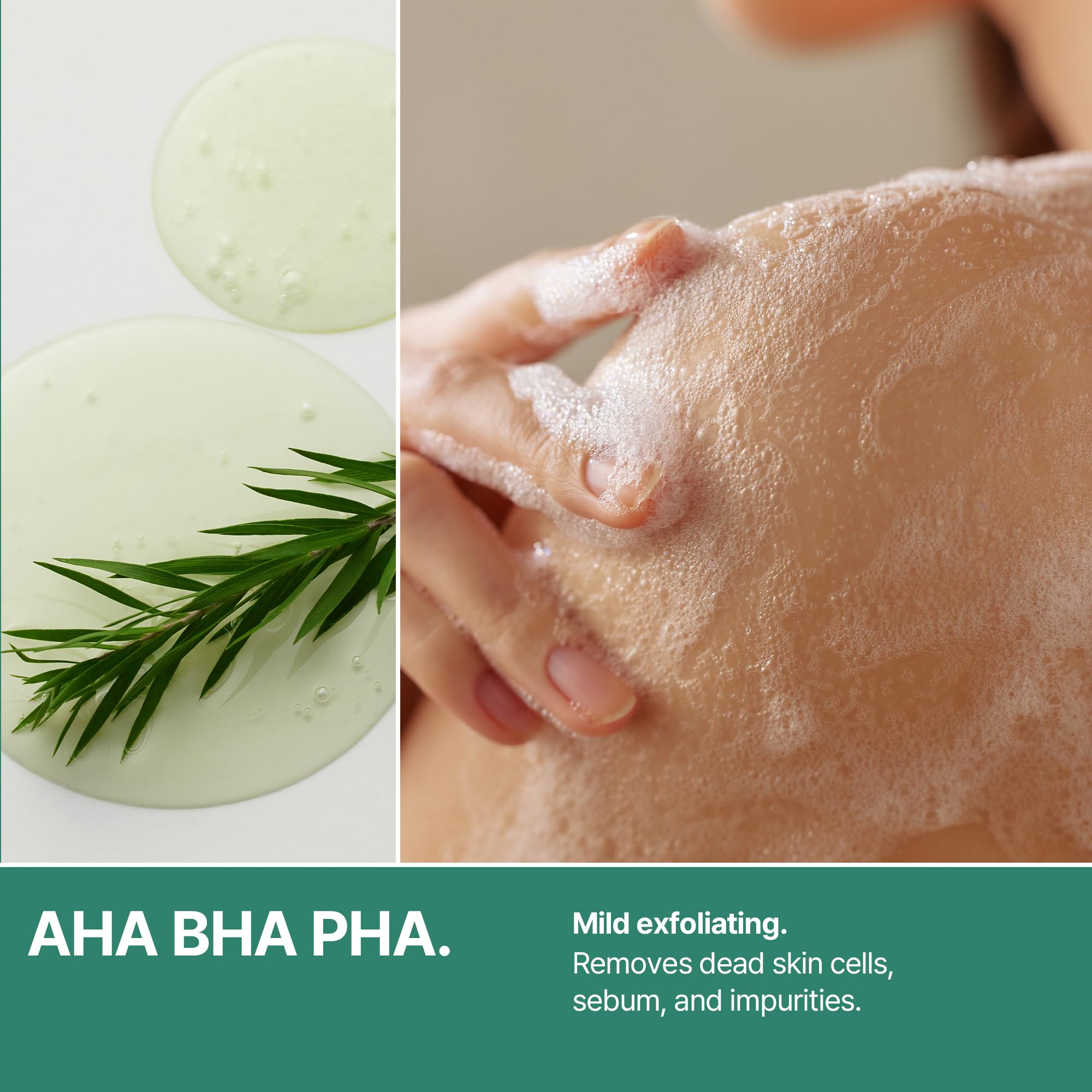 SOME BY MI post-workout routine cleansed skin with refreshing finish.