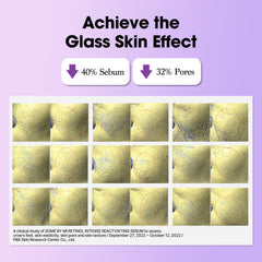 SOME BY MI texture swatch shows silky, fast-absorbing serum