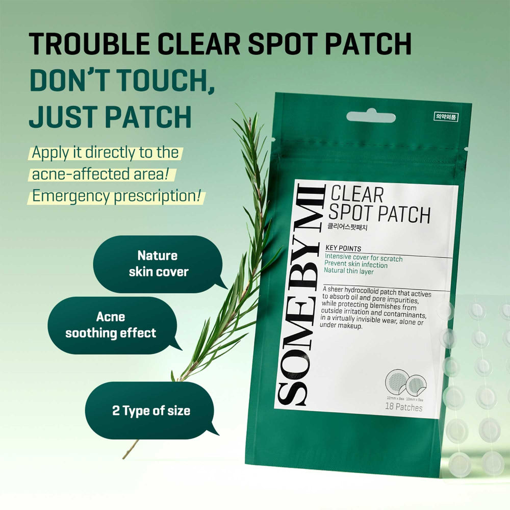 SOME BY MI thin invisible patch worn under makeup demonstration