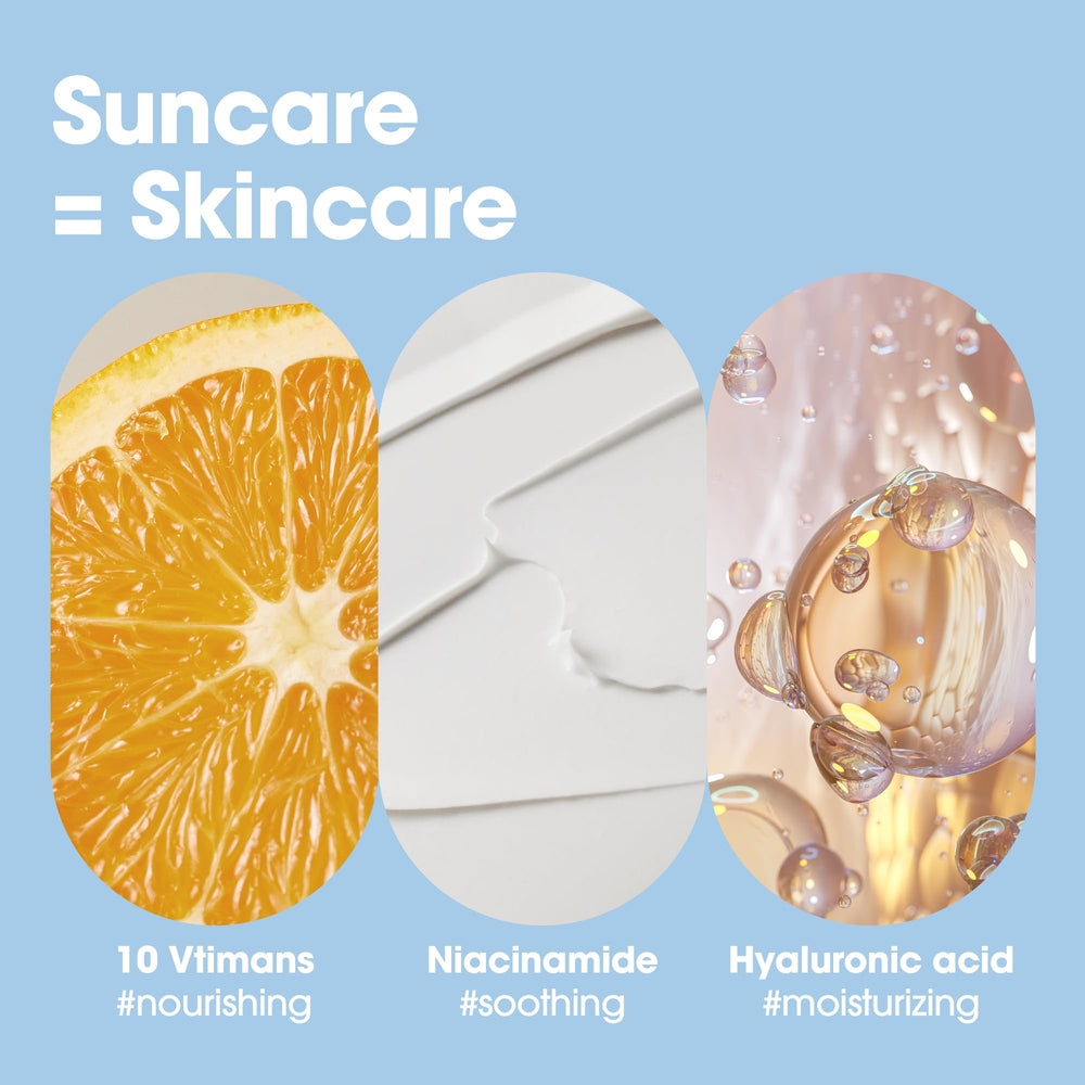 SOME BY MI sunscreen on skin demonstrates quick absorption and comfort