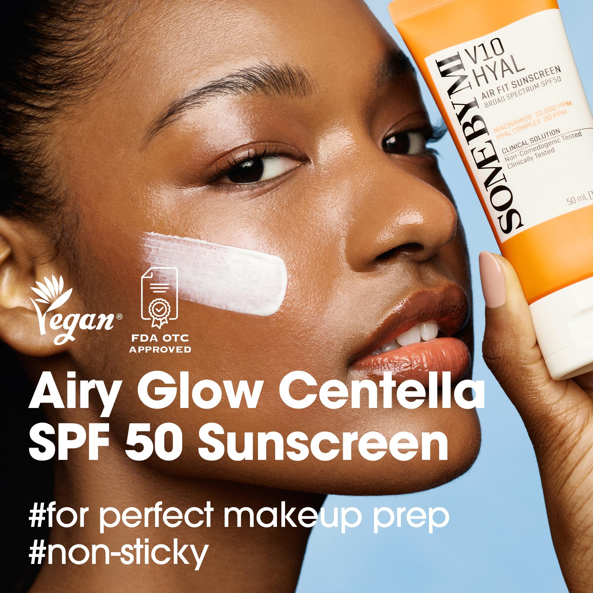 SOME BY MI V10 sunscreen pack-shot shows two bottles for shared daily sun protection