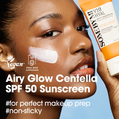 SOME BY MI V10 sunscreen pack-shot shows two bottles for shared daily sun protection