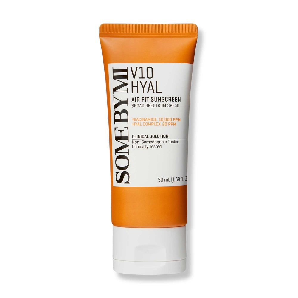 SOME BY MI V10 Hyal Air Fit Sunscreen bottle for daily UV protection with lightweight feel
