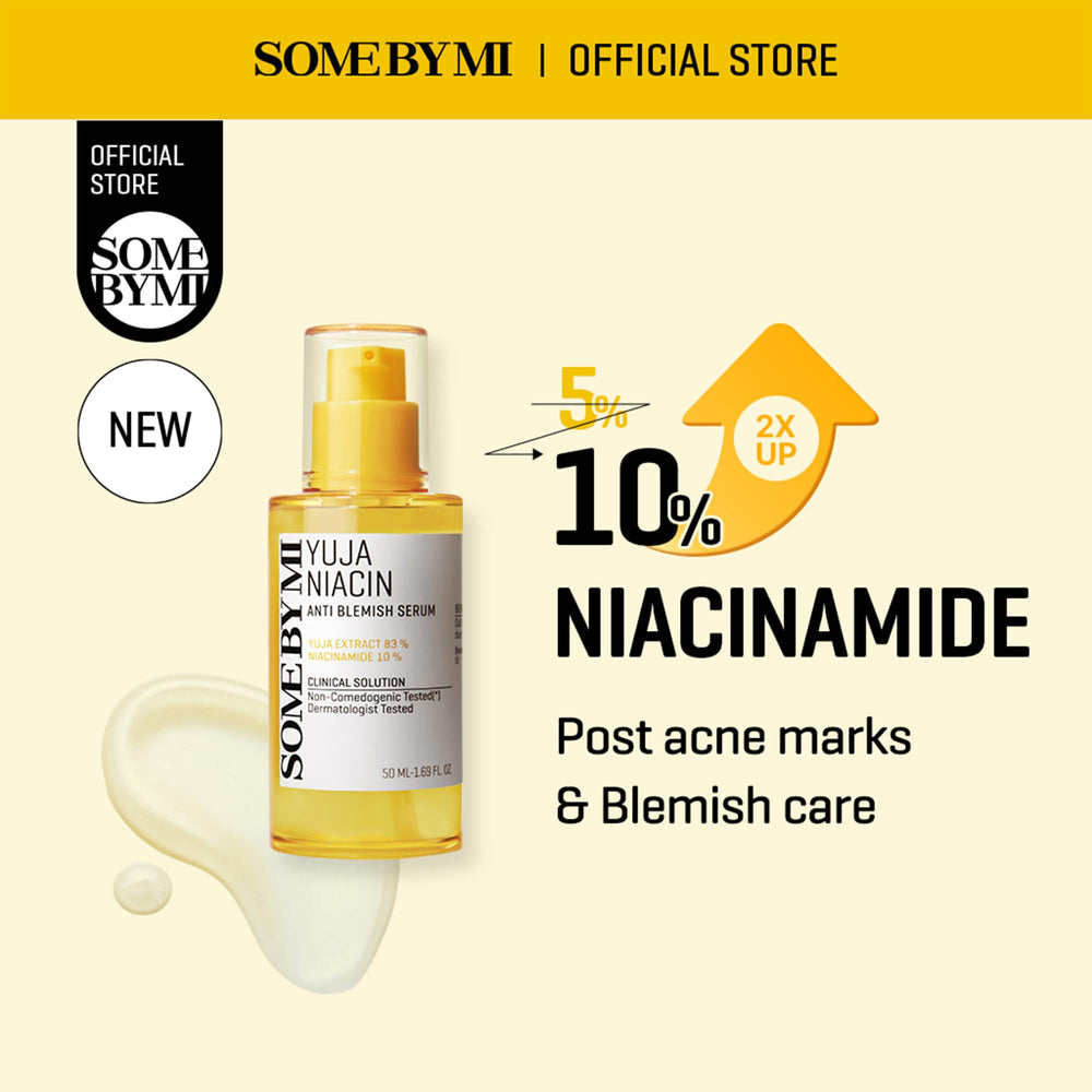 SOME BY MI Yuja Niacin Serum texture close-up shows hydration
