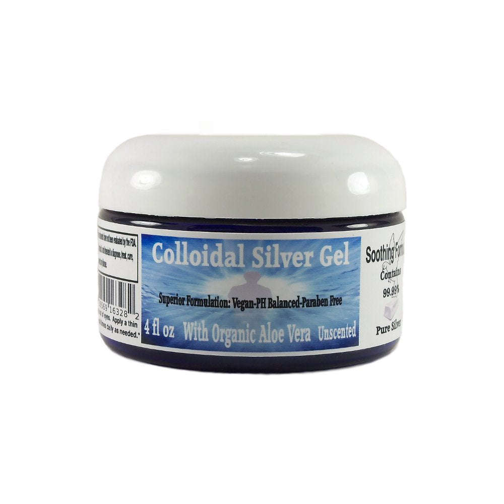Some Jesus Things silver gel 4oz jar closeup highlights clean, odorless hydration.