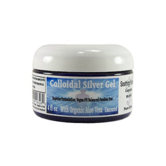 Some Jesus Things silver gel 4oz jar closeup highlights clean, odorless hydration.