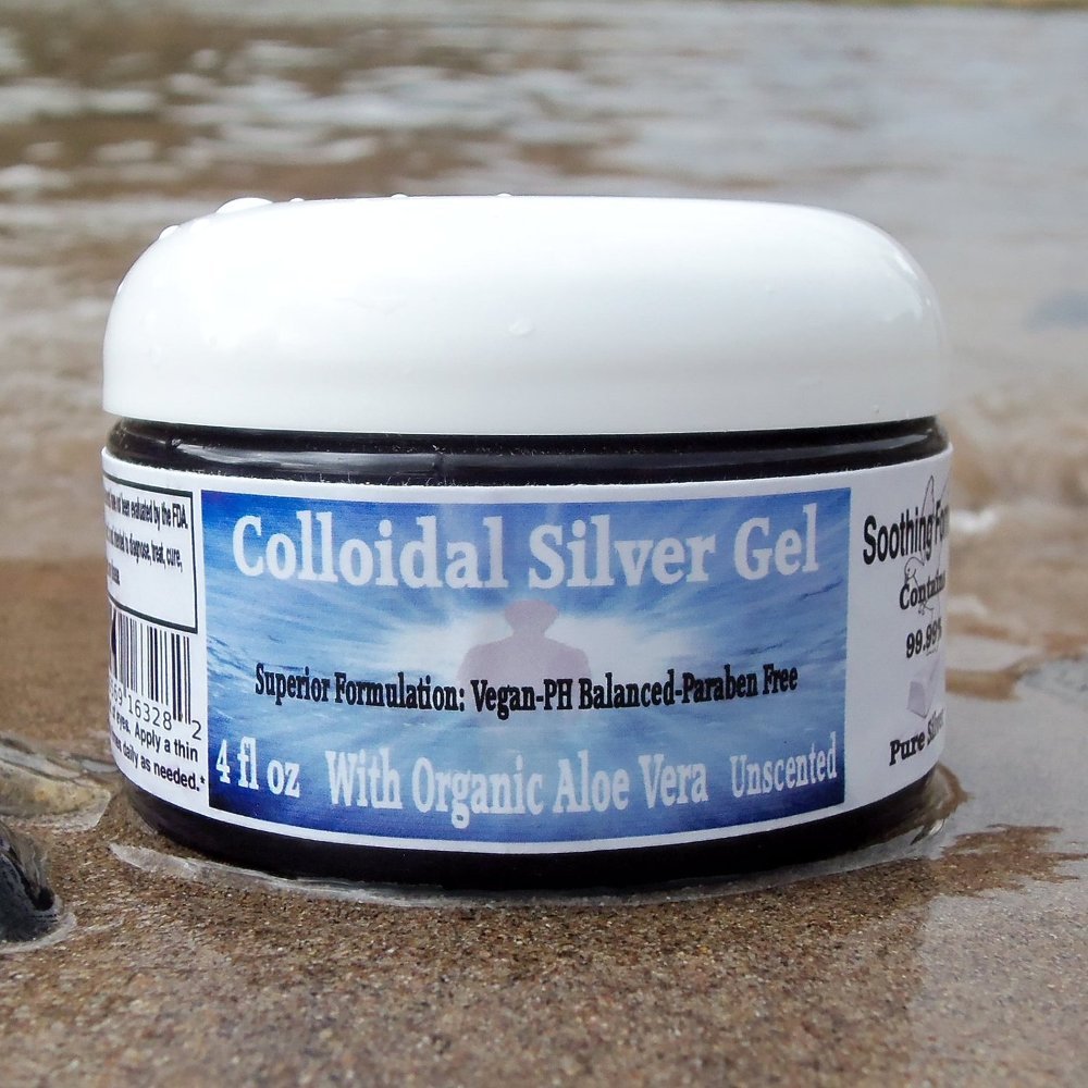 Some Jesus Things silver gel in use provides easy, on-the-go skin comfort.