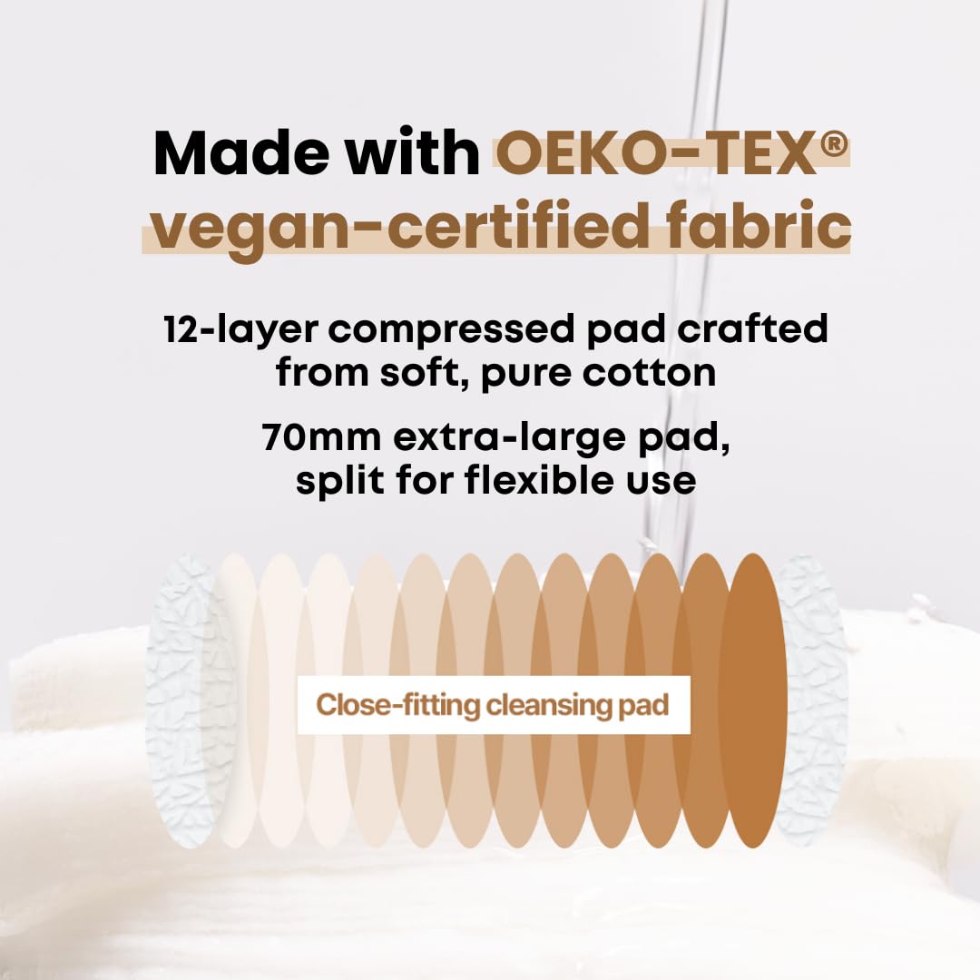 SOMISOME Vegan lint-free pads provide soft texture for comfortable daily use.