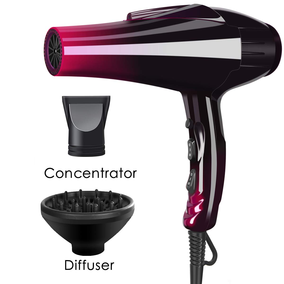 SOMOYA at-home professional-grade hair dryer for salon-like results.