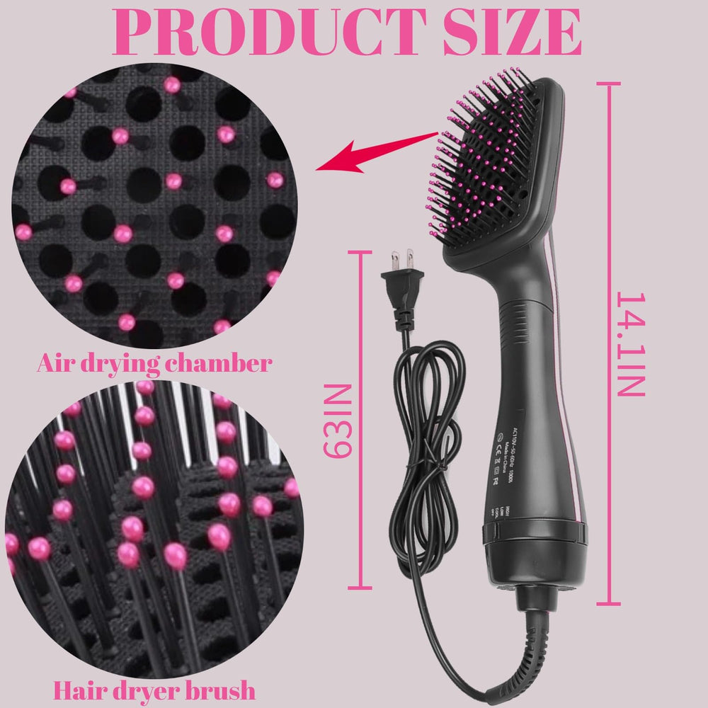 Sonalux paddle design helps detangle and smooth hair.