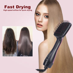 Sonew hair-dryer-brush comfort-grip for secure handling