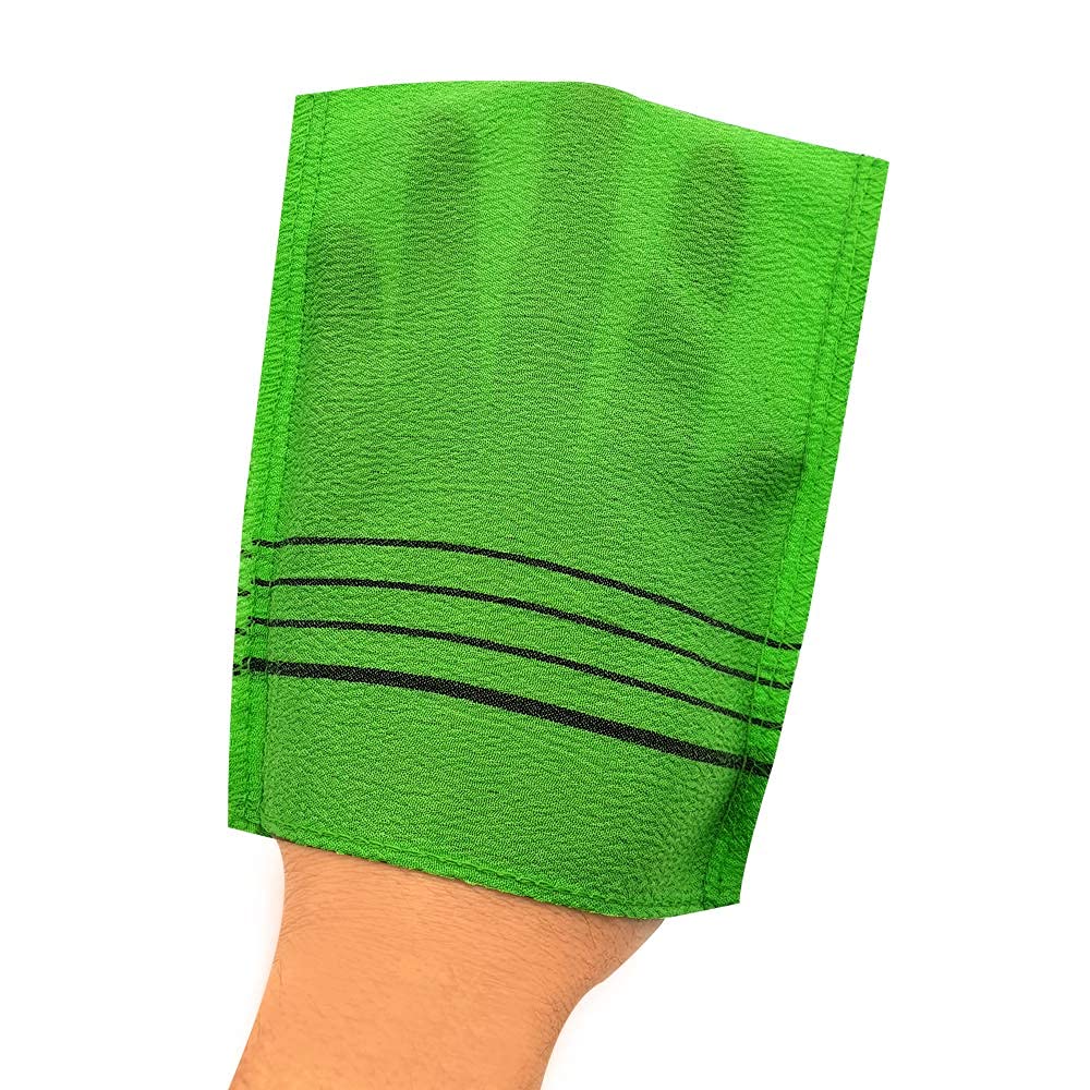 Songwol towel green exfoliating mitt 20-piece set for home use