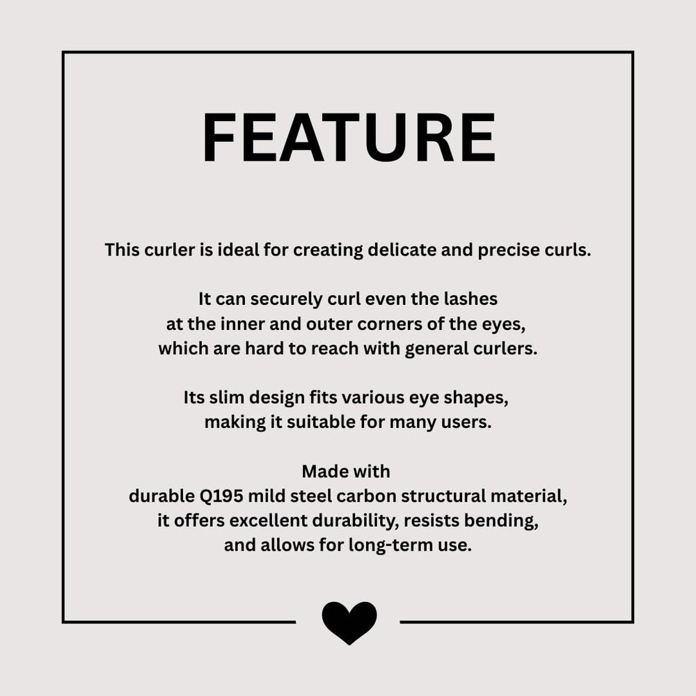 SOO ADOR Okhee SO-OK half curler carbon steel construction ensures durable, long-lasting use.