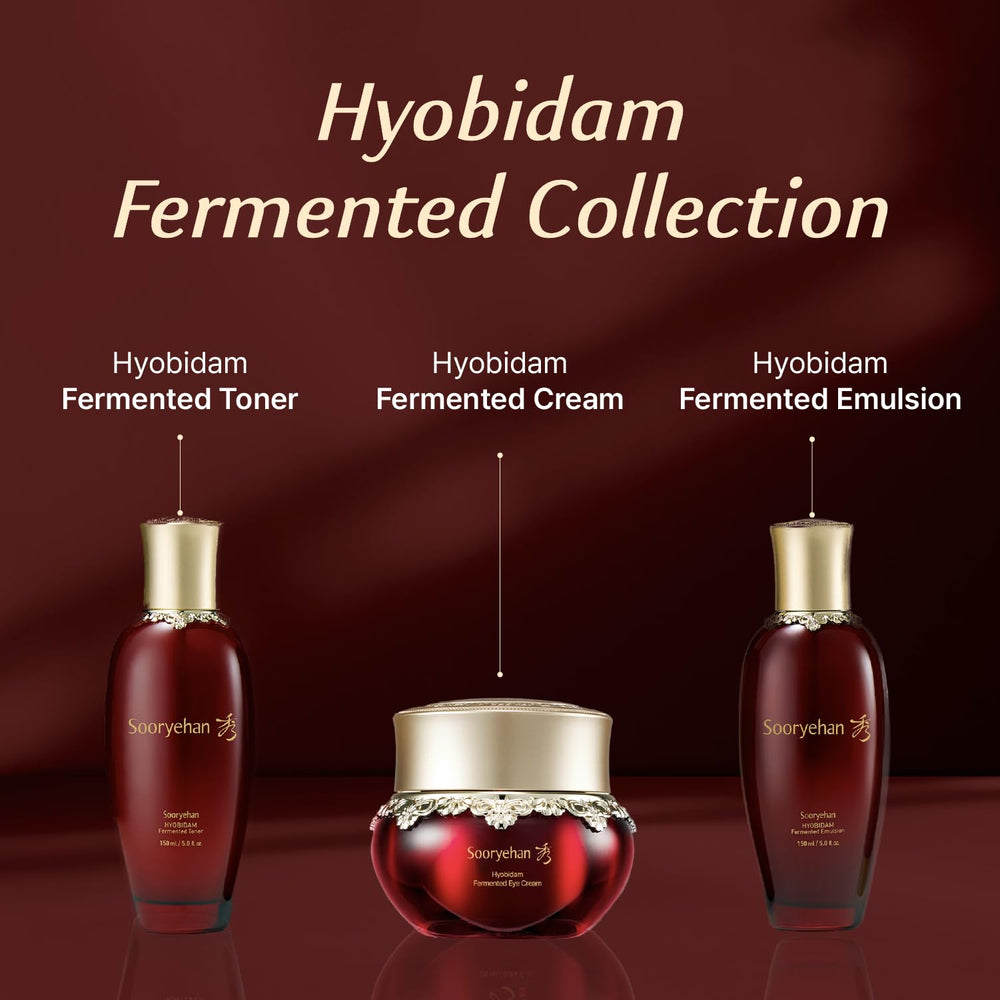 Sooryehan Hyobidam LG Beauty science badge signals advanced skincare credibility.