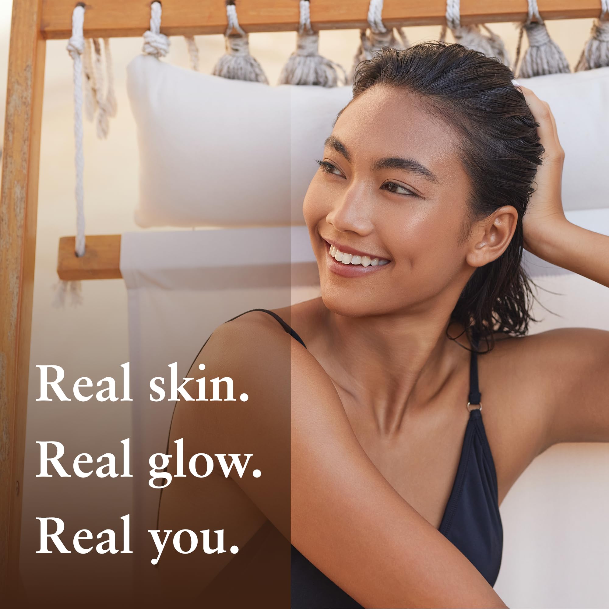 Soothing House Coconut Creme Pie Body Oil application shot demonstrates quick absorption on forearm.