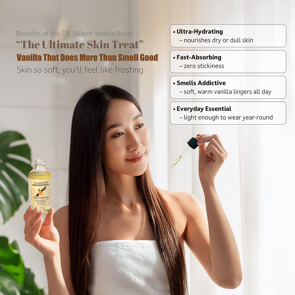 Soothing House Vanilla Bean scent enhancing self-care routine