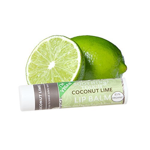 Soothing Touch Coconut Lime flavor close-up with bright citrus scent.