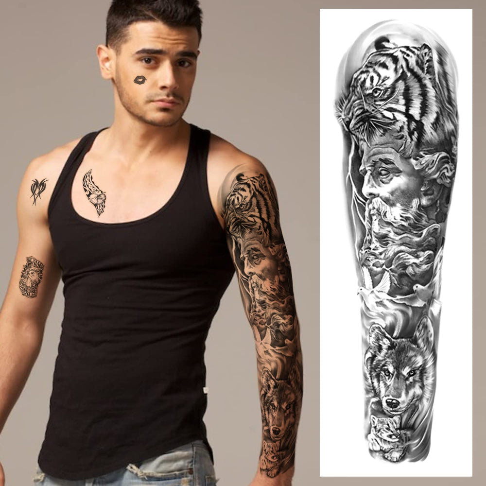 SOOVSY tatuajes temporales pequeños con reloj, diseños discretos de estilo