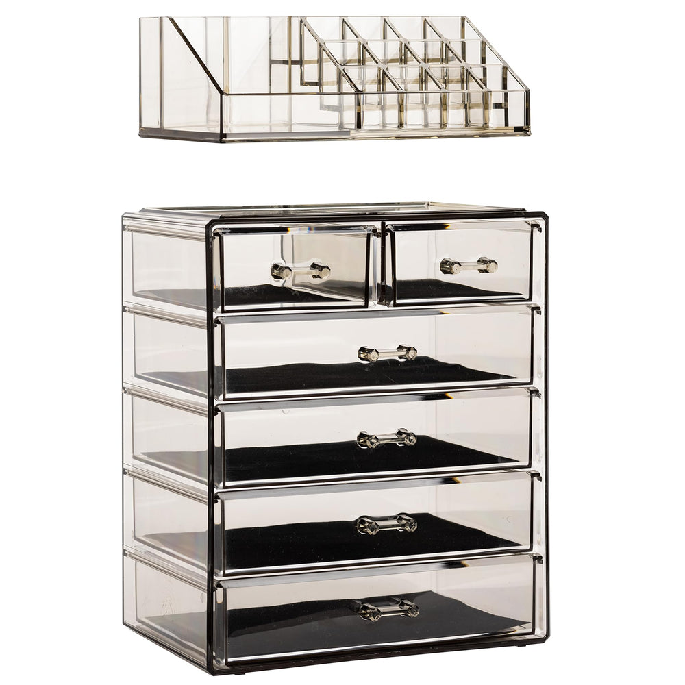 Sorbus acrylic makeup organizer holiday gift packaging ready for gifting and delight.