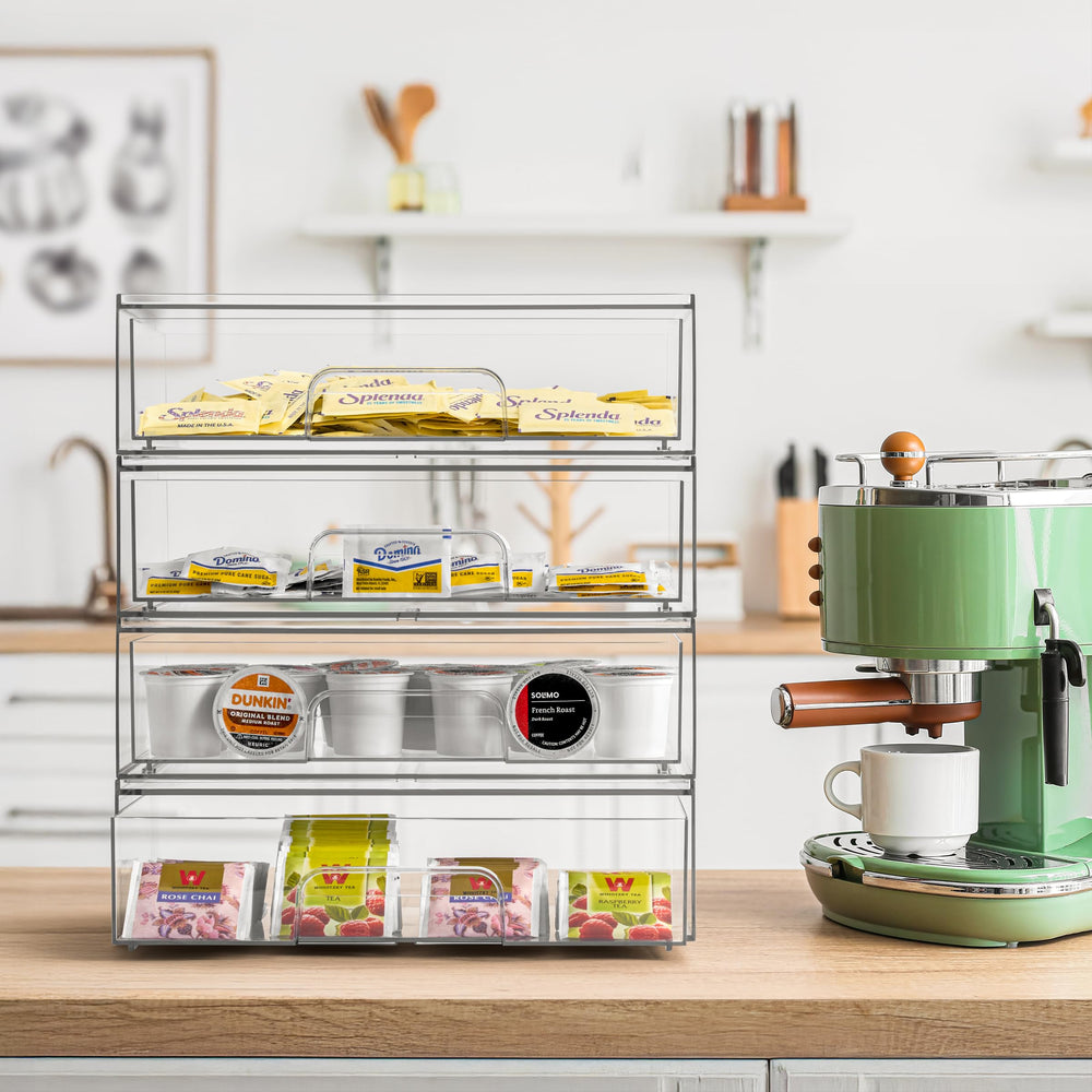 Sorbus acrylic storage under-sink organization maximizing hidden storage