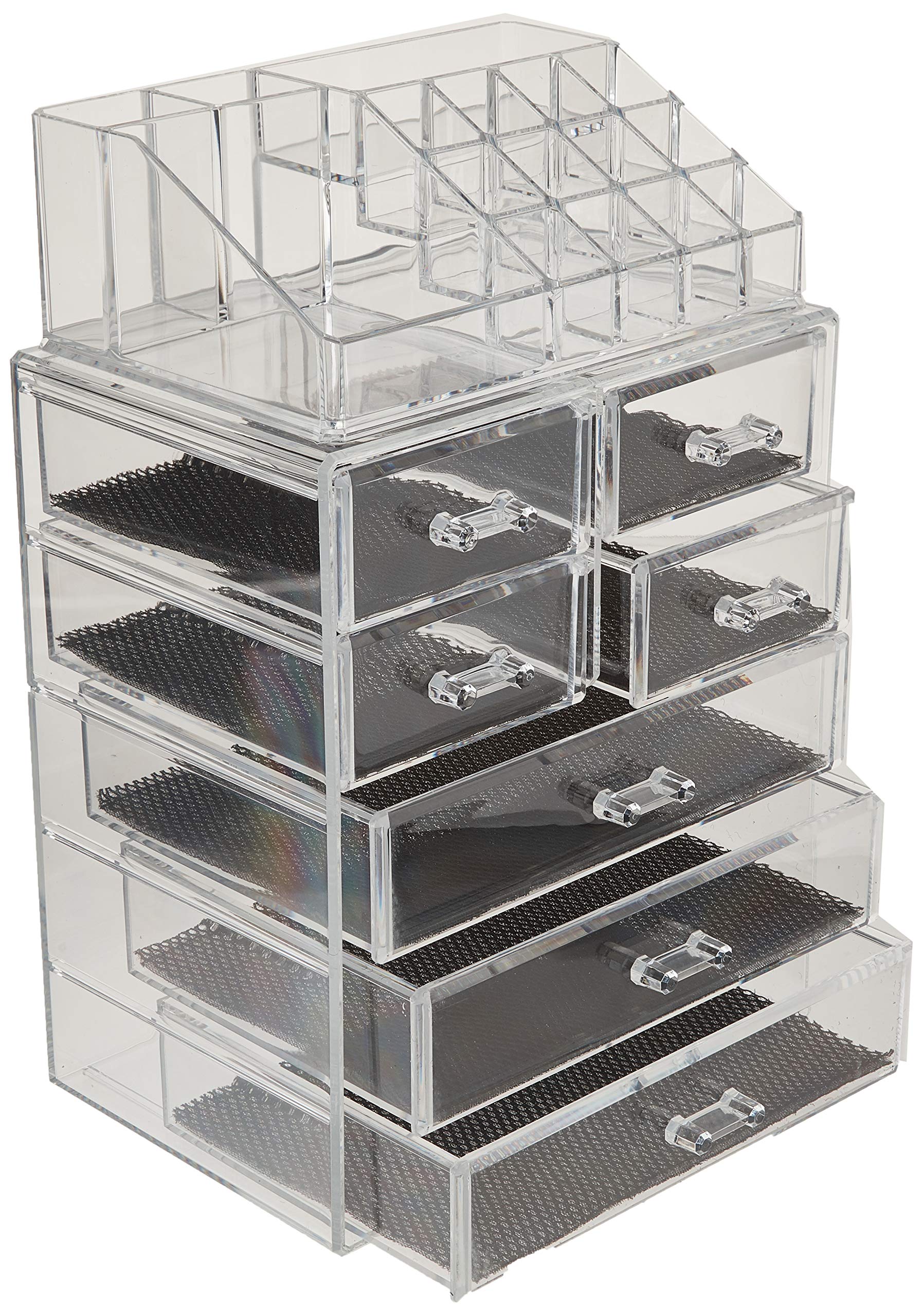 Sorbus clear jewelry compartments showcase and protect small pieces