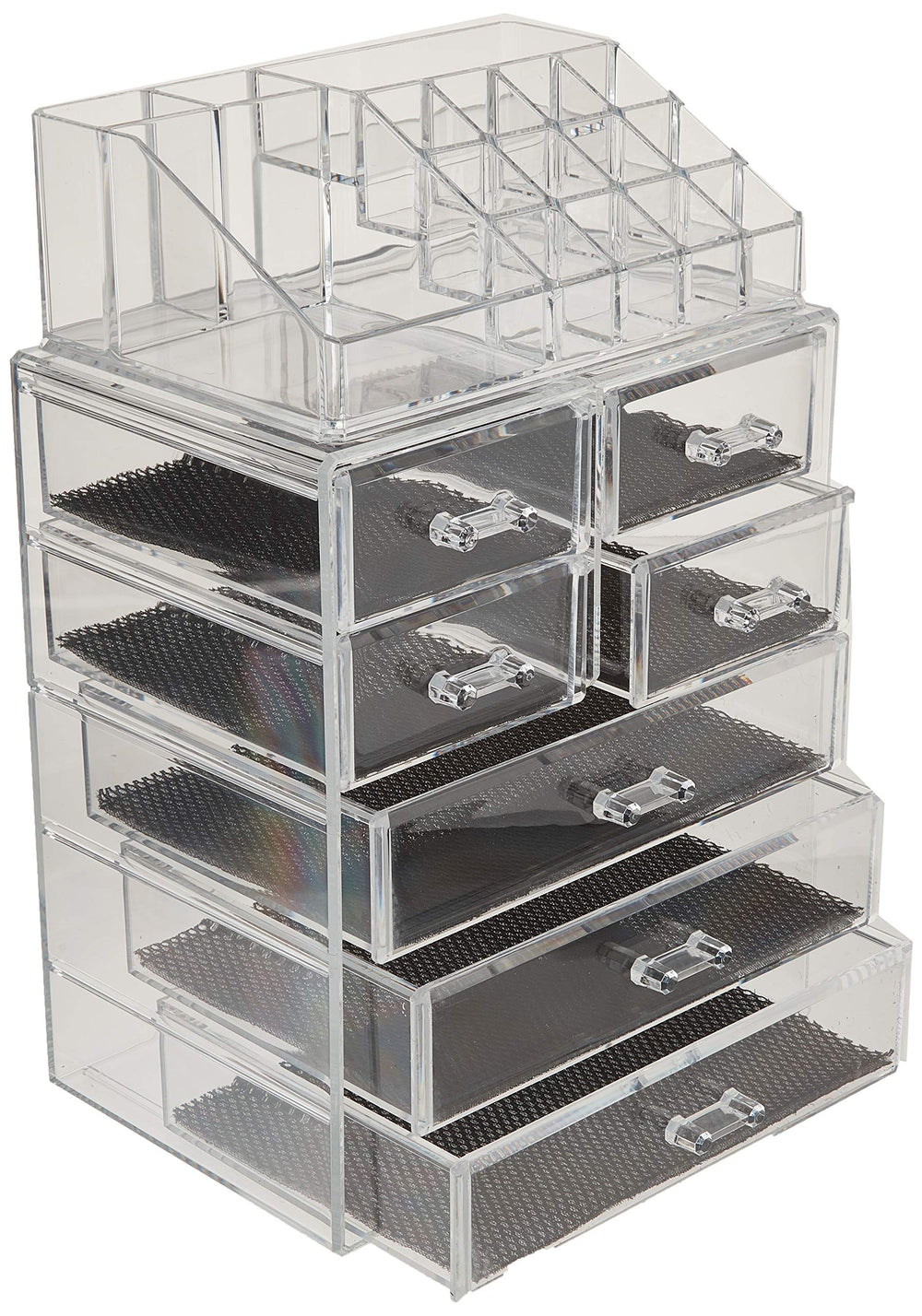 Sorbus clear jewelry compartments showcase and protect small pieces