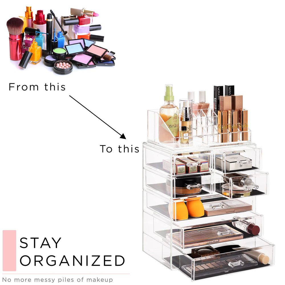 Sorbus holiday gift beauty organizer ideal for teens and beauty lovers